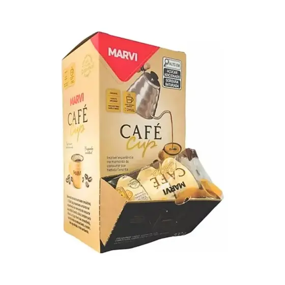 Xícaras Café Cup Comestíveis Cx Canguru 30un 300g - Marvi