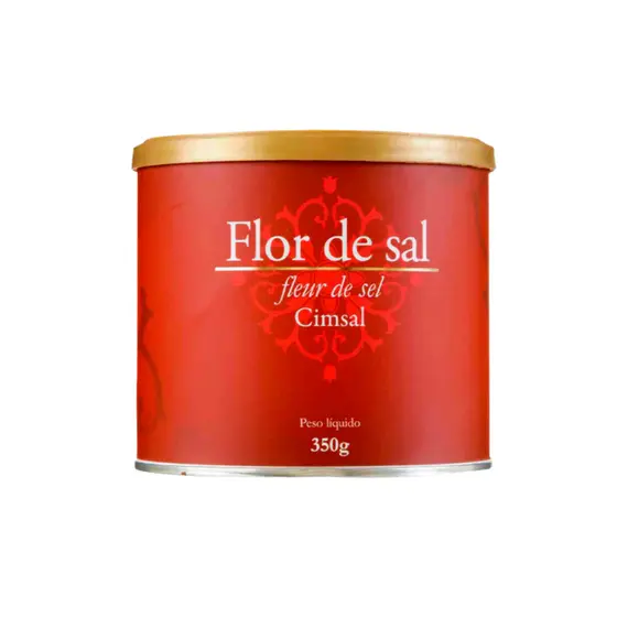 Flor de Sal Marinho Cimsal Lata 350g
