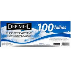 Lenços Descartáveis TNT para Depilação 100 un. - Depimiel