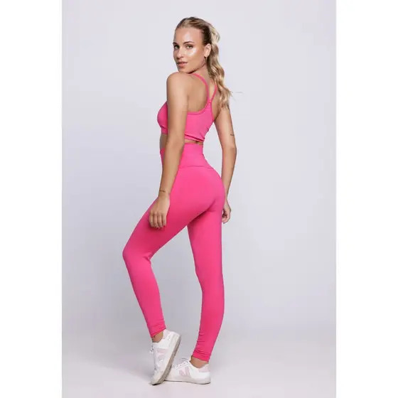 Conjunto Fitness Basico Academia Top Alça Fina e Legging