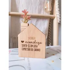 CASINHA FOFURA EM MADEIRA DE BAMBU, PARA DECORAÇÃO E MESA POSTA. CANTINHO DO CAFÉ. COZINHA E AMBIENTES