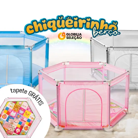 🔥Cercadinho Para Bebê Cercado Infantil  Menino Menina Colorido Chiqueirinho Criança com Tapete Colorido