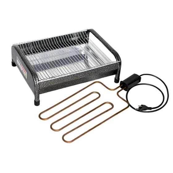 Churrasqueira Elétrica Portátil Aço 127V ou 220V Forte e compacta