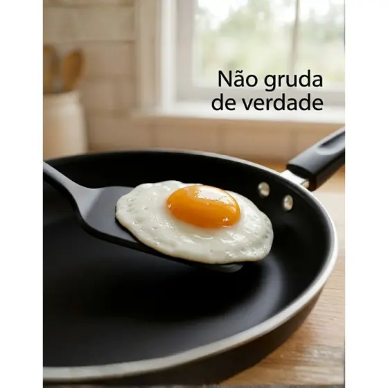 FrigiOvo 16 cm Antiaderente Preta ou Vinho