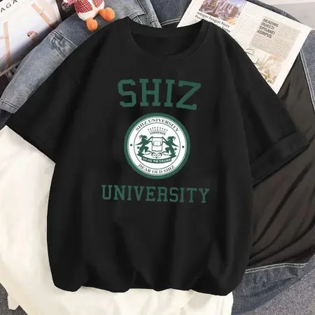 Camisa Premium Wicked Shiz University Green Elphaba Blusa Unissex Camiseta 100% Algodão