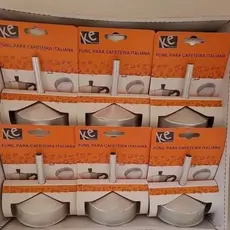 Funil para cafeteira italiana 3, 6, 9, 12 xícaras.