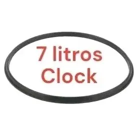 Borracha panela de pressao Tp original clock 7 litros.