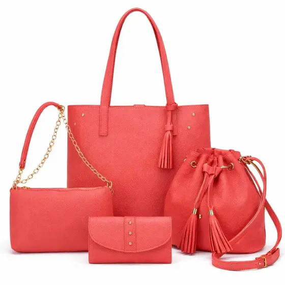 Bolsa Feminina Grande kit 4 peças