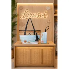 Bolsa Praia Feminino: Bolsa + Chinelo + Nécessaire – Estilo e Praticidade