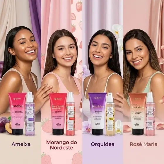 KIT BODY SPLASH E HIDRATANTE CORPORAL FRAGANCIAS DURADOURAS