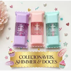Gloss Hidratante Labial Docinho Favorito Mia Make Teen - Brilho e Hidratação com Cheirinho de Doce!