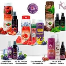 Kit Higiene Íntima Apinil 3 Itens Sabonete Íntimo + Desodorante + Perfume Sensual Para Tecidos Várias Fragrâncias