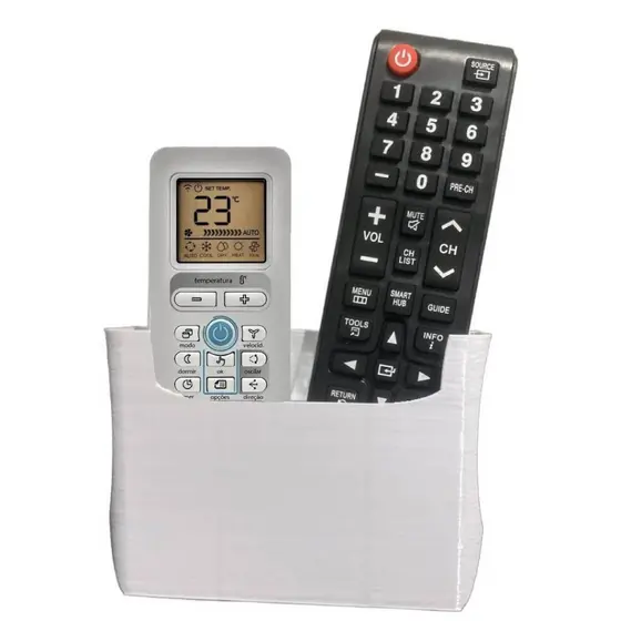 Suporte Duplo Porta Controle Remoto Ar Condicionado Tv Ventilador Universal