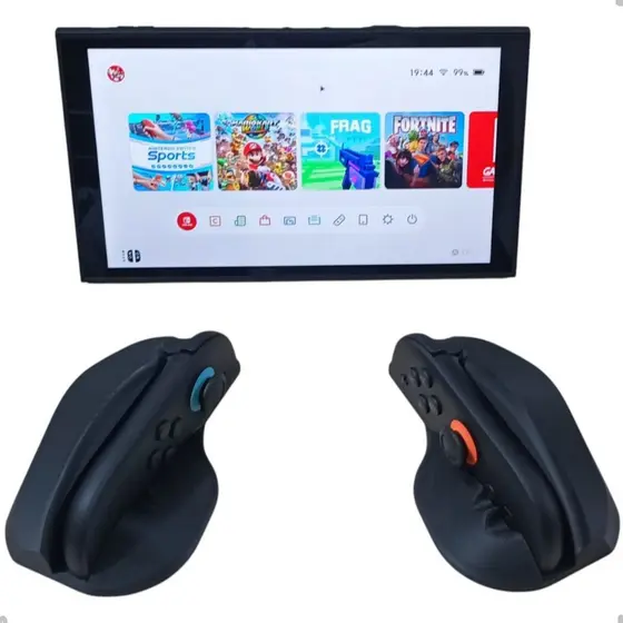Grip Suporte Joy Con Mouse Ergonômico Compatível Switch 2