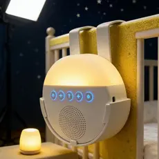 Aparelho de Ruído Branco para Bebês e Crianças Luz Noturna e Sons Relaxantes para Dormir