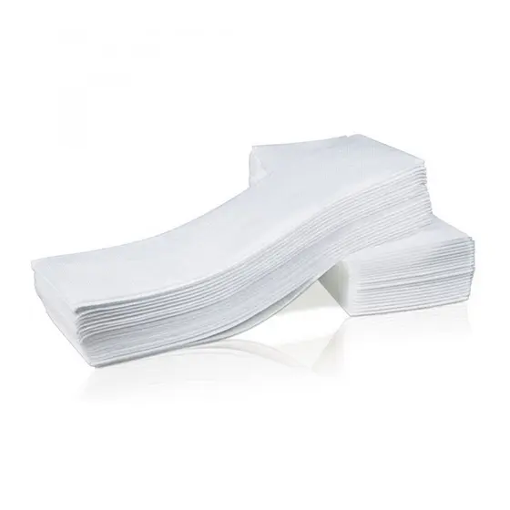 50un - Papel Falso Tecido Lenço Depilação TNT