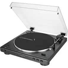 Toca-Discos Audio-Technica Sem Fio com acionamento automático por correia AT-LP60XBT-BK, 120v
