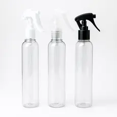 Kit 02 Unidades Frasco Borrifador Cilíndrico Válvula Gatilho 200mL