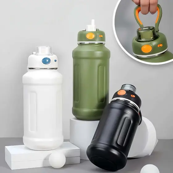 Garrafa Modus Térmica 650ml Aço Inoxidável 304  Com Alça Paracord Garrafa Térmica Agua/Café