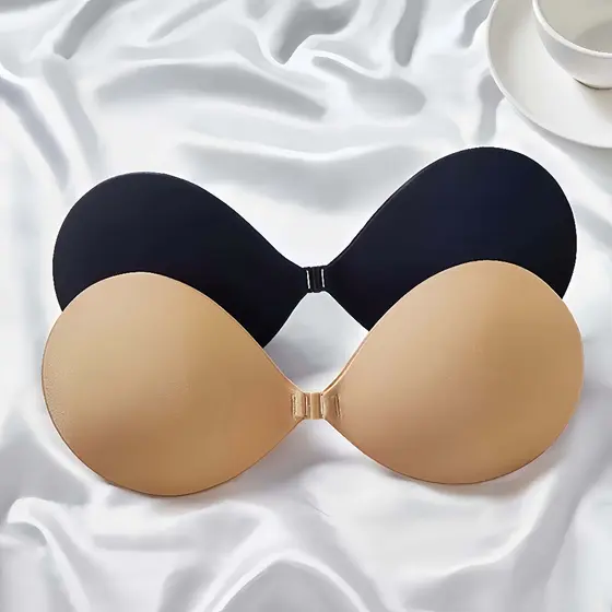 Sutiã Invisível Push-Up-Copo Sem Alça Autoadesivo Confortável Reutilizável| Ideal para Vestidos