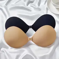 Sutiã Invisível Push-Up-Copo Sem Alça Autoadesivo Confortável Reutilizável| Ideal para Vestidos