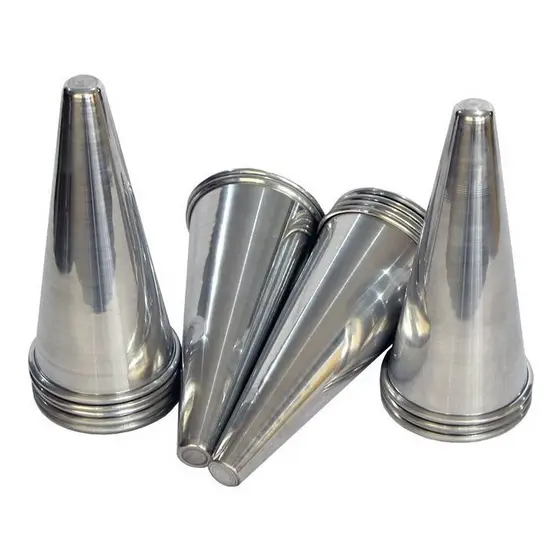 Kit 10 Cones 17cm Para Producao De Pizza Cone Gastrobel