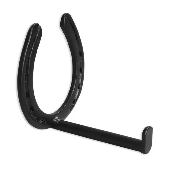 Porta Papel Higiênico Fixo Rustico Ferradura Country Preto