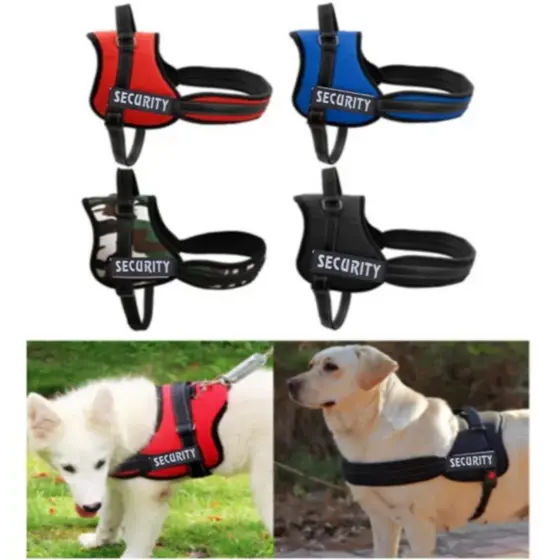 Peitoral Coleira Refletivo Regulagem Cachorro Caes Porte Medio Grande Reforcado Confortavel Ajuste