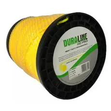 Bobina Fio Nylon Roçadeira 3mm Quadrado 2kg 245m Duraline
