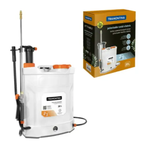 Pulverizador Costal 20L Manual e Bateria Tramontina – Alta Pressão Jardim Lavoura