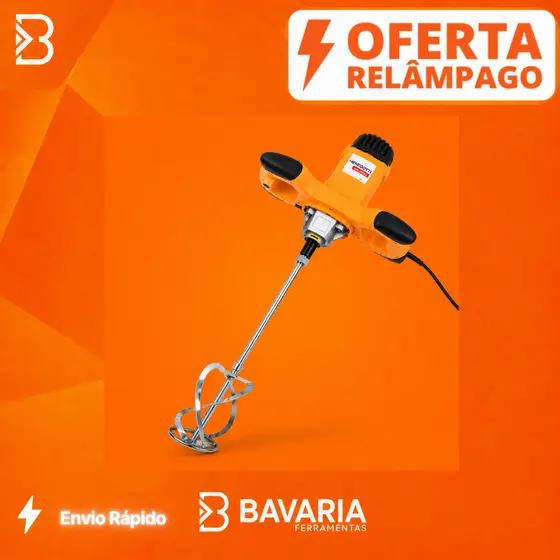 Misturador De Argamassa Menegotti MEL1200 1200W Profissional