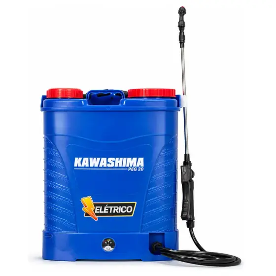 Pulverizador Costal Kawashima PEG-20  Elétrico 20 Litros Bateria Recarregável