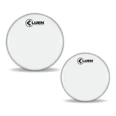 Pele Batedeira Grossa Leitosa Kit 6 E 8 Pol. Luen Percussão