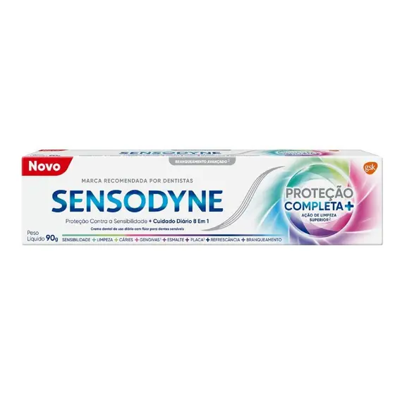 Pasta de Dente Sensodyne Proteção Completa+ com 90g