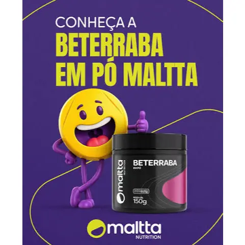 Beterraba em Pó 150g Energia e Vitalidade Natural - Malta Duom