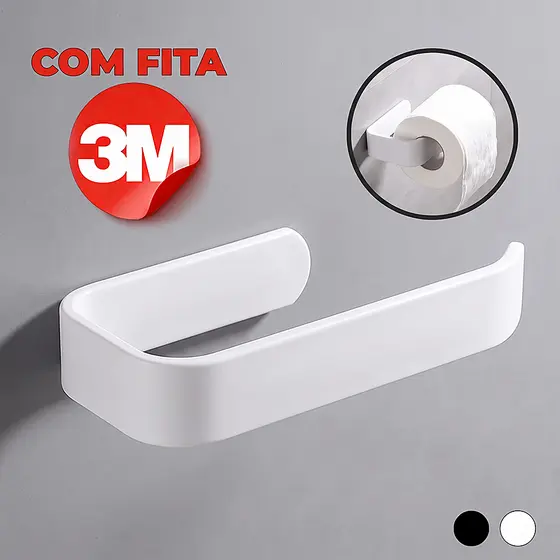Suporte De Rolo De Papel Higiênico Acessórios Banheiro 3M Cola