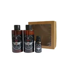 Kit Balm, Óleo para Barba e Shampoo 3x1 For Men - Alkmena M-01