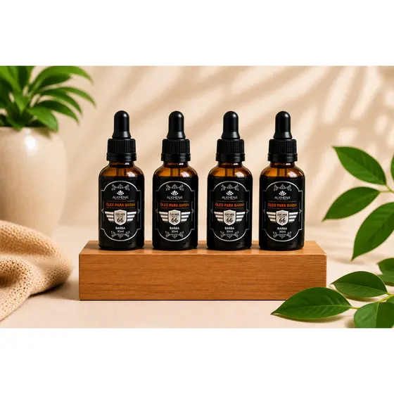 Atacado Óleo para barba 30ml Alkmena For Men 04 unidades