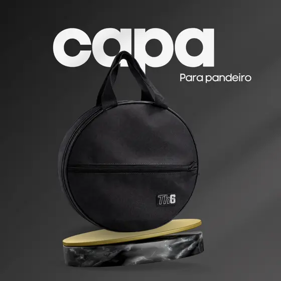 Capa de Pandeiro Acolchoada TH6 – proteção