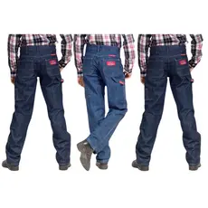 Kit com 3 Calças Jeans Carpinteira Country Infantil Marca Estilo Country Ref: 657