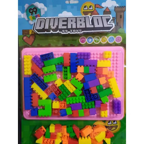 Brinquedo Bloco de Montar Diverbloc