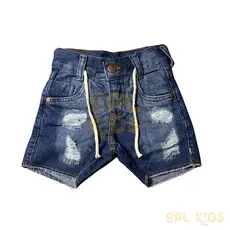 Bermuda Jeans Mauricinho Menino Infantil Juvenil Masculina