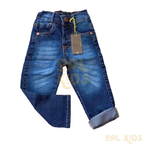 Calça Jeans Slim Skinny Infantil Masculina