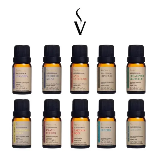 Óleo Essencial Via Aroma para Aromatizador de Ambientes - 10ml