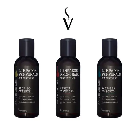 Limpador Perfumado Concentrado Via Aroma - 120ml