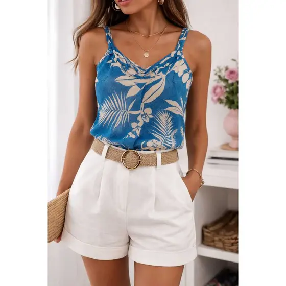 Regata Feminina Básica Canelada Moda Feminina Verão Casual Leve Confortável Blusa Feminina