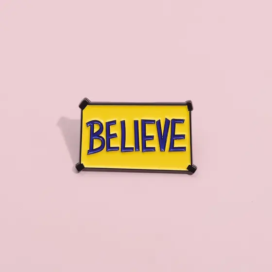 Ted Lasso BELIEVE Broches De Alfinetes De Esmalte