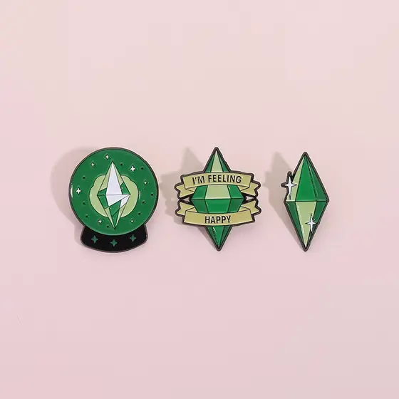 Legal Role Play Jogo Broche Pinos Sentimento Feliz Textos Emblemas De Metal Mochila Jóias Presente Para Amigos