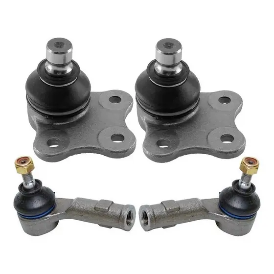Kit 2 Pivô + 2 Terminal Direção Ecosport 2003 2004 2005 2006