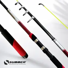 Vara Pesca Praia P/ Molinete 2,70m 3,00m e 3,60 Telescópica RyuMAr Summer - Vários Tamanhos